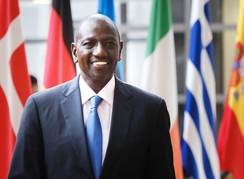 Kenyan President William Ruto in Brussels in March 2023. ALEXANDROS MICHAILIDIS/ SHUTTERSTOCK