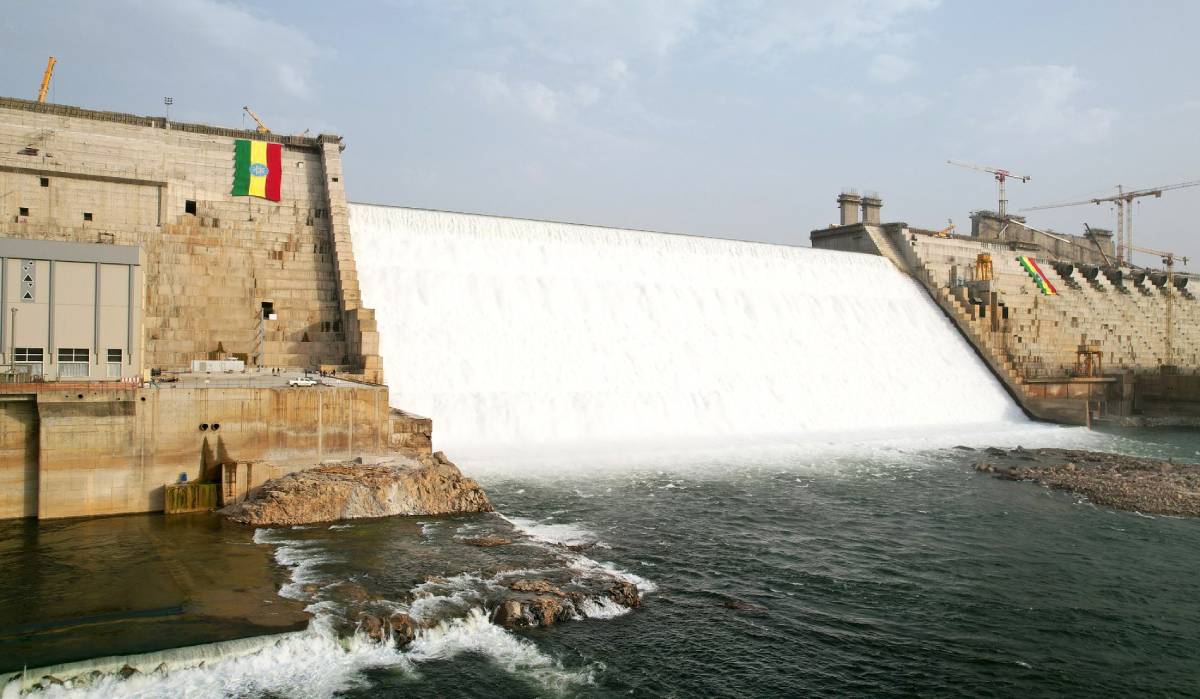 Commissioned in February 2022, the Grand Ethiopian Renaissance Dam is expected to generate more than 5,000 MW of electricity in the long term. HYBRID_PRODUCTION ETHIOPI/SHUTTERSTOCK