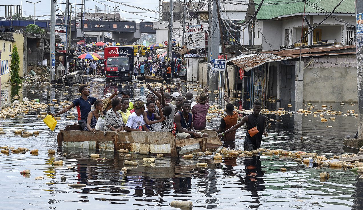 Floods can have literally cataclysmic effects on the people of Kinshasa. ARSENE MPIANA