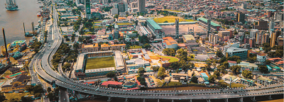 Lagos, a sprawling city. DELPHINE DIALLO