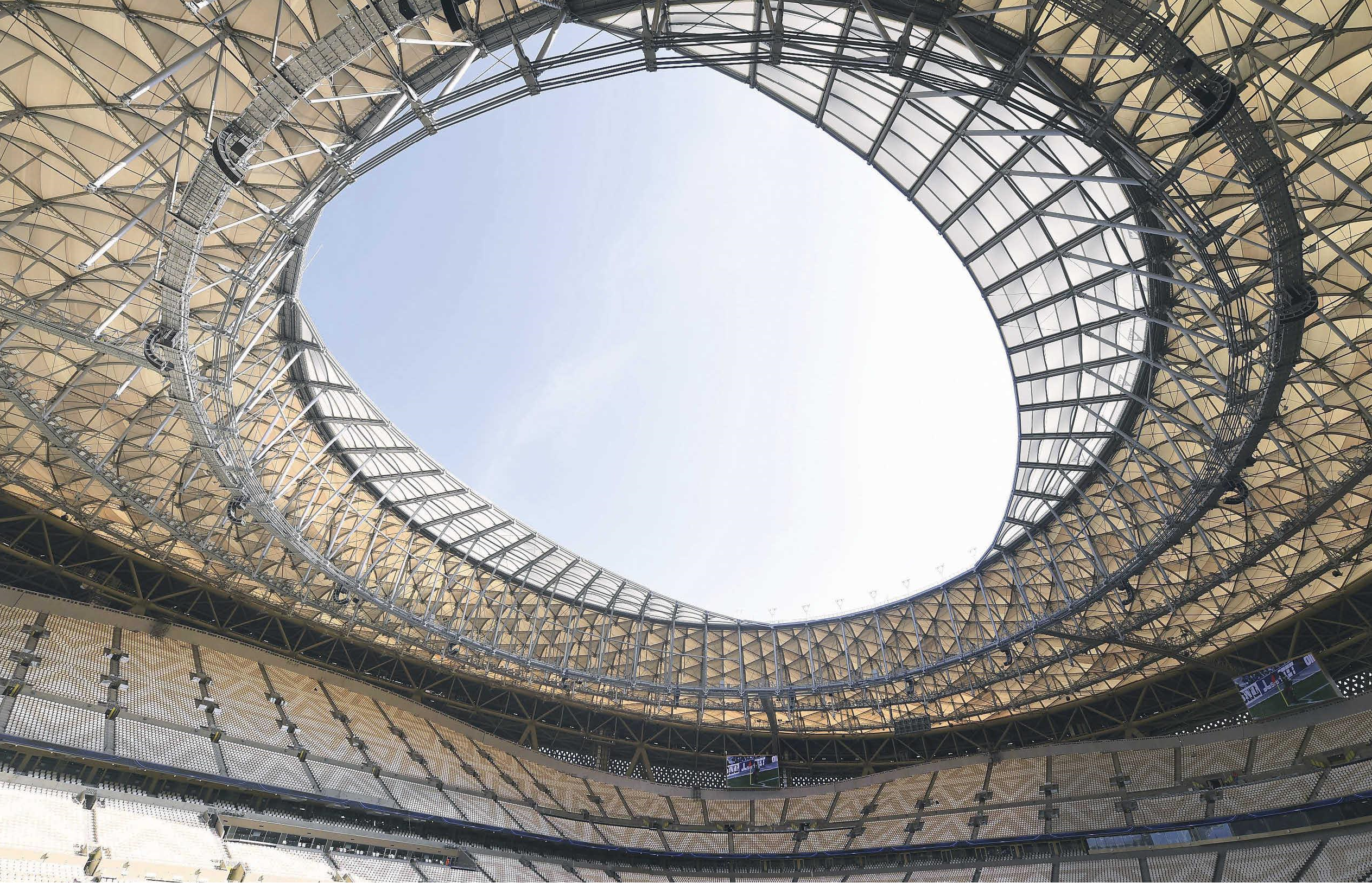 The Lusail Stadium, which will host the World Cup final, on the outskirts of Doha. FRANCK FAUGÈRE/PRESSE SPORTS