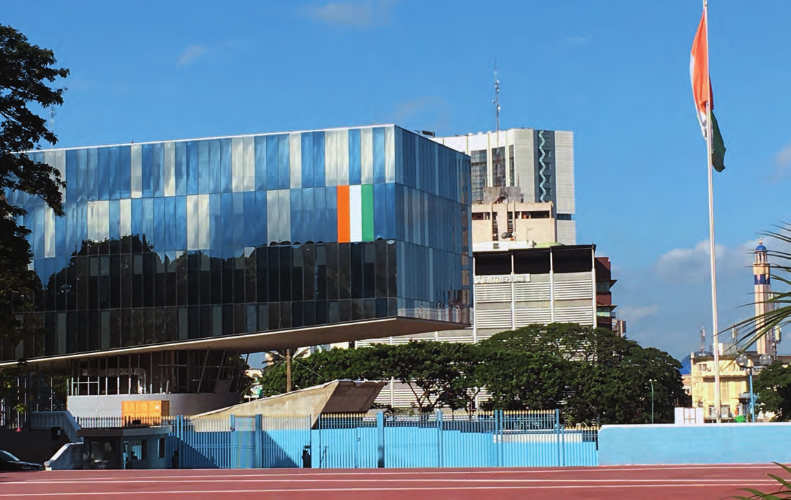 The Sofitel Hotel Ivoire. Welcome to this mythical hotel, built in the mid-1960s. Its familiar and unmistakable 100 metre high tower is etched into the city skyline, a witness to the ups and downs of the country's contemporary history. ZYAD LIMAM