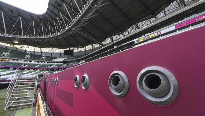 Education City Stadium in Al Rayyan with a complete air conditioning system. SHUTTERSTOCK - FRANCK FAUGERE/Presse sports