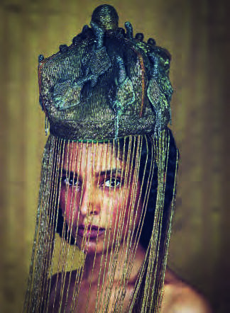 Oshun Yoruba Crown, photo from the “God is a Woman” series by Senegalese artist Delphine Diallo, 2020 