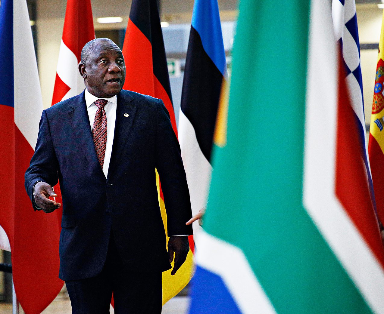 President Cyril Ramaphosa in Belgium, November 15, 2018. Traveling, going out in the evening, withdrawing money... Each action involves evaluating and anticipating the risks.