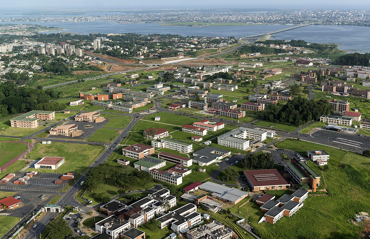 The Félix Houphouët-Boigny University campus in Abidjan. NABIL ZORKOT