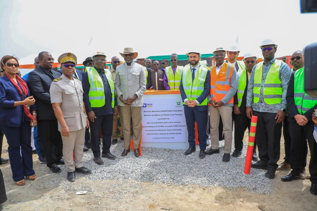 The Ferké Solar cornerstone ceremony/PFO Africa.