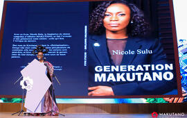 Nicole Sulu at the opening ceremony of the 10th Makutano Forum. ©