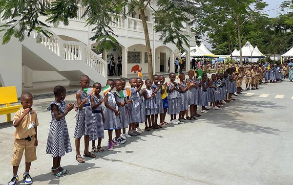The Children of Africa school of excellence in Abobo comprises two primary schools and a nursery school. ZYAD LIMAM