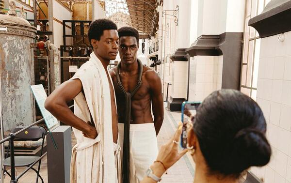 Models backstage. CANEX/PFE