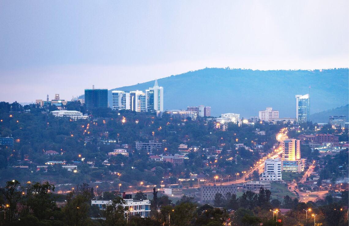 The capital Kigali, administrative and economic heart of the country. SHUTTERSTOCK The capital Kigali, administrative and economic heart of the country. SHUTTERSTOCK