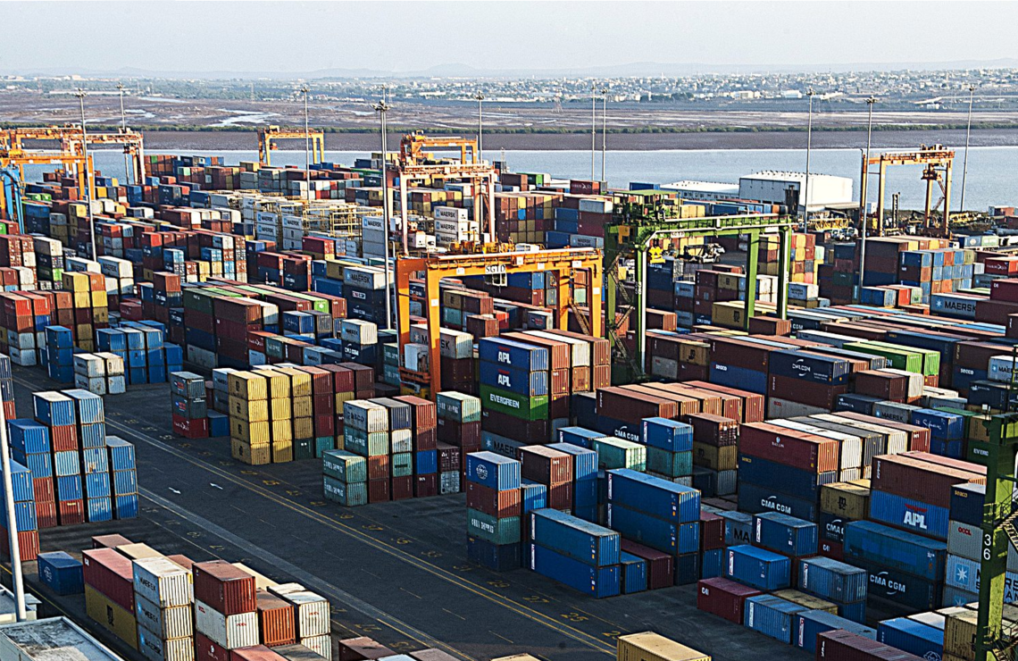 Doraleh container terminal, managed by the state-owned company SGTD.