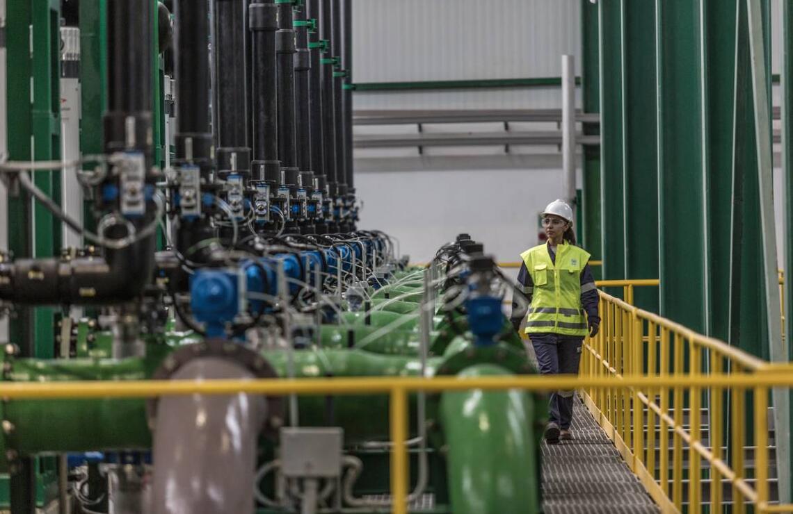 Desalination unit at Jorf Lasfar in Morocco @OCP. ©