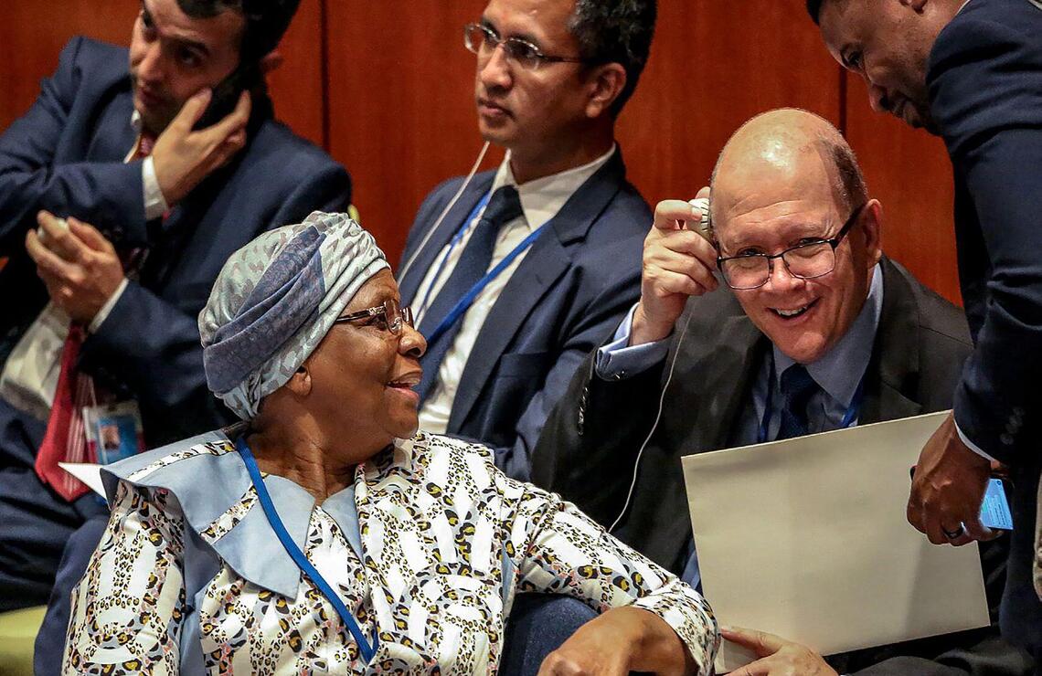 Netumbo Nandi-Ndaitwah On 21 September 2023, in New York, during a ministerial meeting in preparation for the United Nations General Assembly. ZUMA PRESS ALAMY