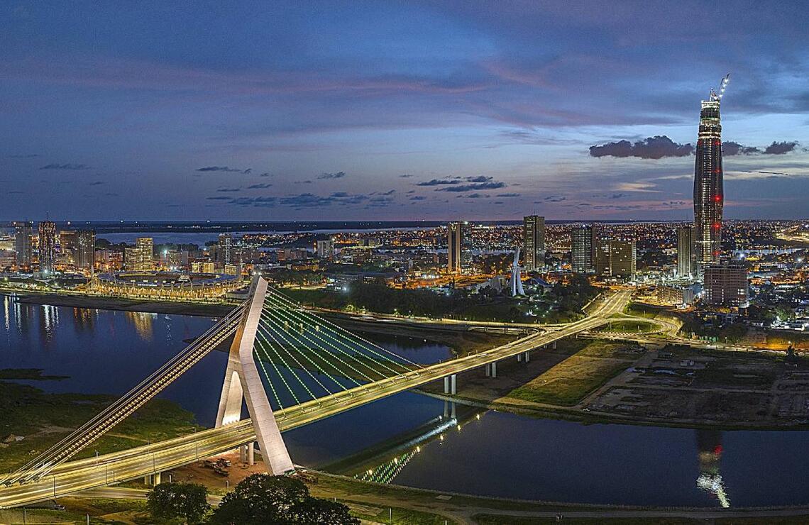 The ADO bridge and Tower F, a new iconic image of Babi. NABIL ZORKOT