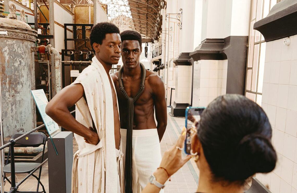 Models backstage. CANEX/PFE