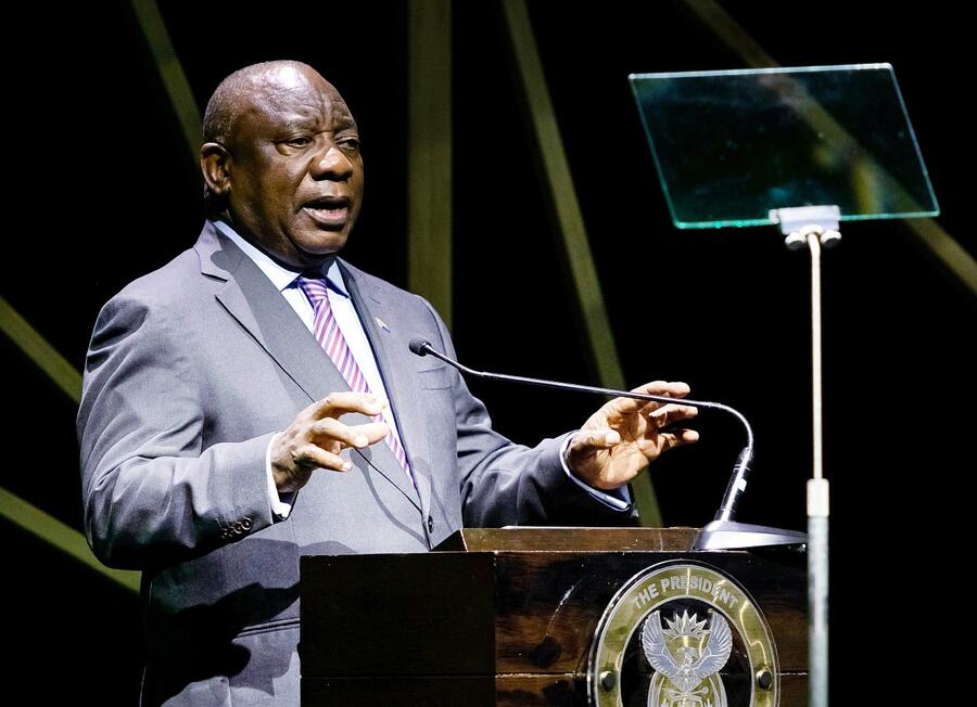 President Cyril Ramaphosa in Cape Town on 7 April 2023. SHUTTERSTOCK