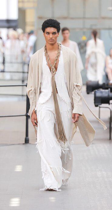 Pieces from the “Ngano” collection presented at Portugal Fashion Week. HAUS OF STONE