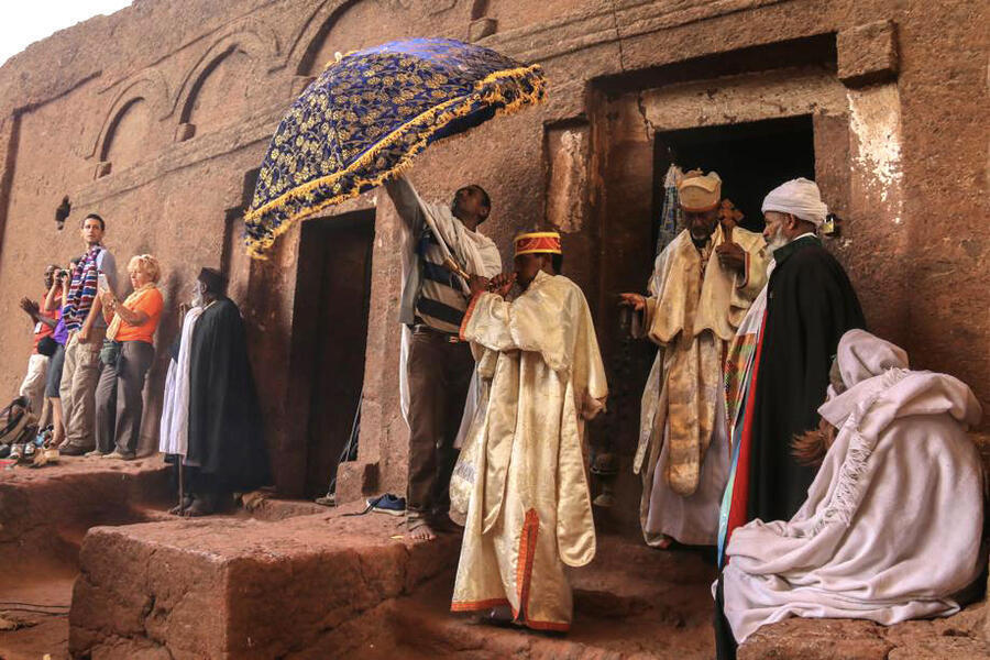 Also in Lalibela, in the Amhara region. XAVIER ALDEKOA.