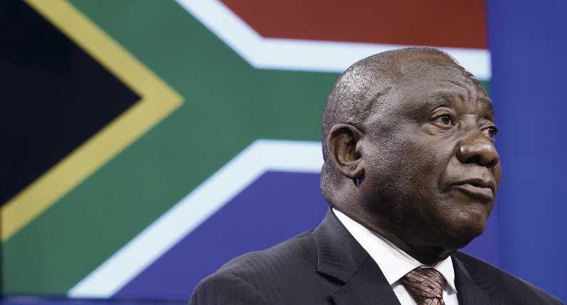 In power since 2018, President Cyril Ramaphosa is suspected of having hidden the theft of $ 4 million from one of his private properties and of having bought the silence of burglars. SHUTTERSTOCK