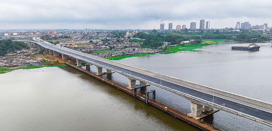 The fourth bridge will connect Adjamé and Yopougon. NABIL ZORKOT