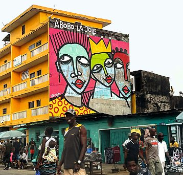 The entrance to the commune of Abobo. ZYAD LIMAM