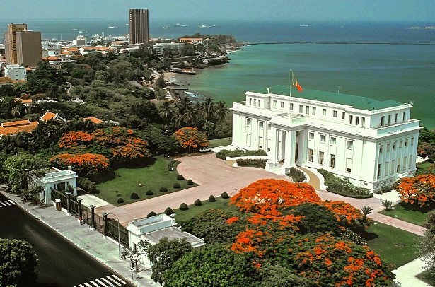 The presidential palace in the capital. MICHEL RENAUDEAU/ONLYWORLD.NET