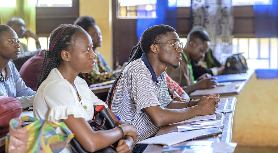 Students from the University of Dschang in Cameroon. SHUTTERSTOCK