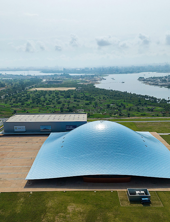 The new exhibition park opened on July 17. NABIL ZORKOT