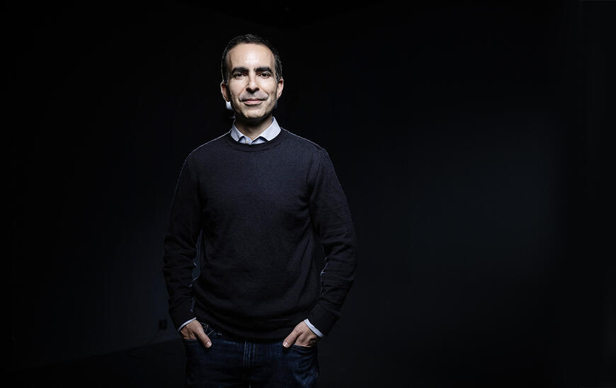 Karim Beguir, co-founder of InstaDeep - JULIEN DE ROSA/AFP