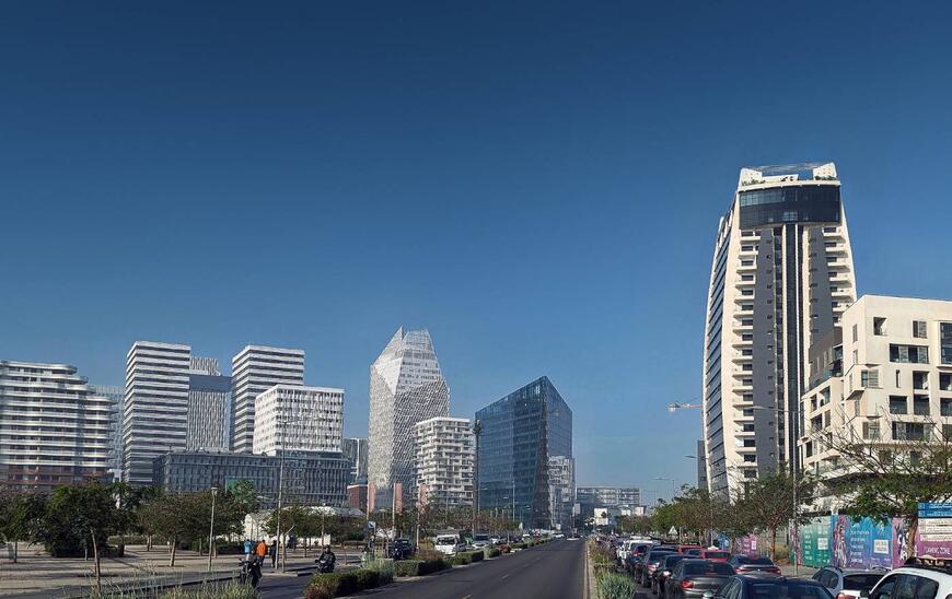The modern skyline of Casablanca Finance City, the business hub. MOROCKO/SHUTTERSTOCK